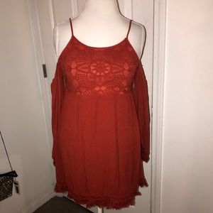 Papaya Off Shoulder Dress Sz S